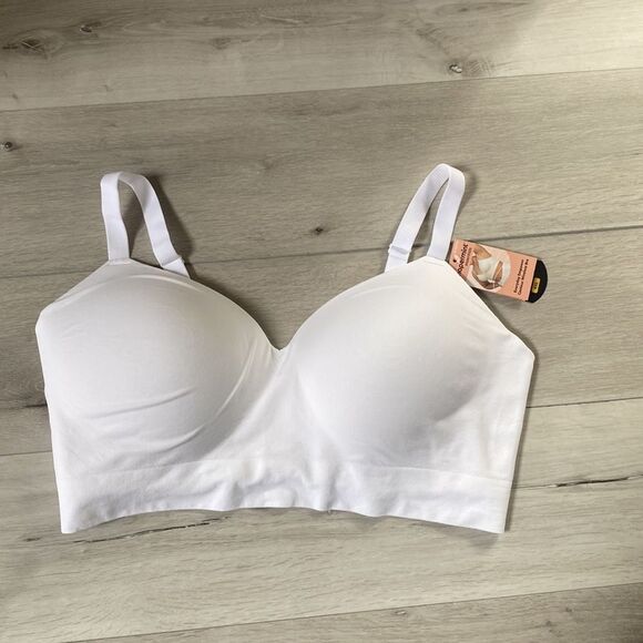 Truekind Supportive Comfort wireless bra white NWT in pkg - Picture 5 of 5
